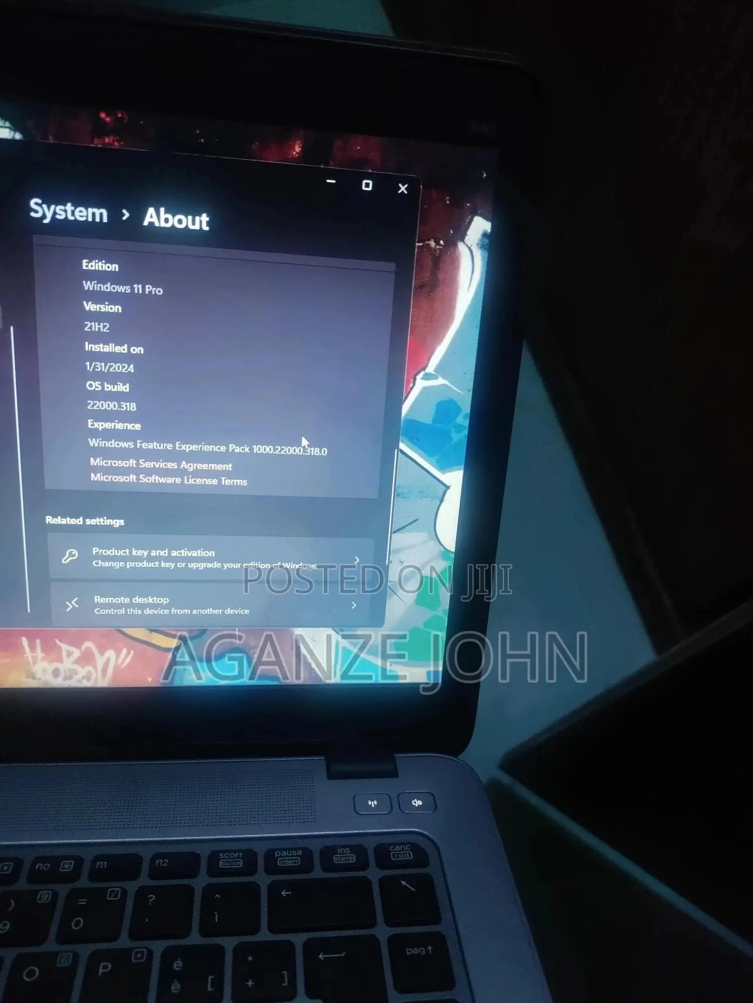 Laptop HP 14-dq1088wm 8GB Intel Core i5 HDD 500GB
