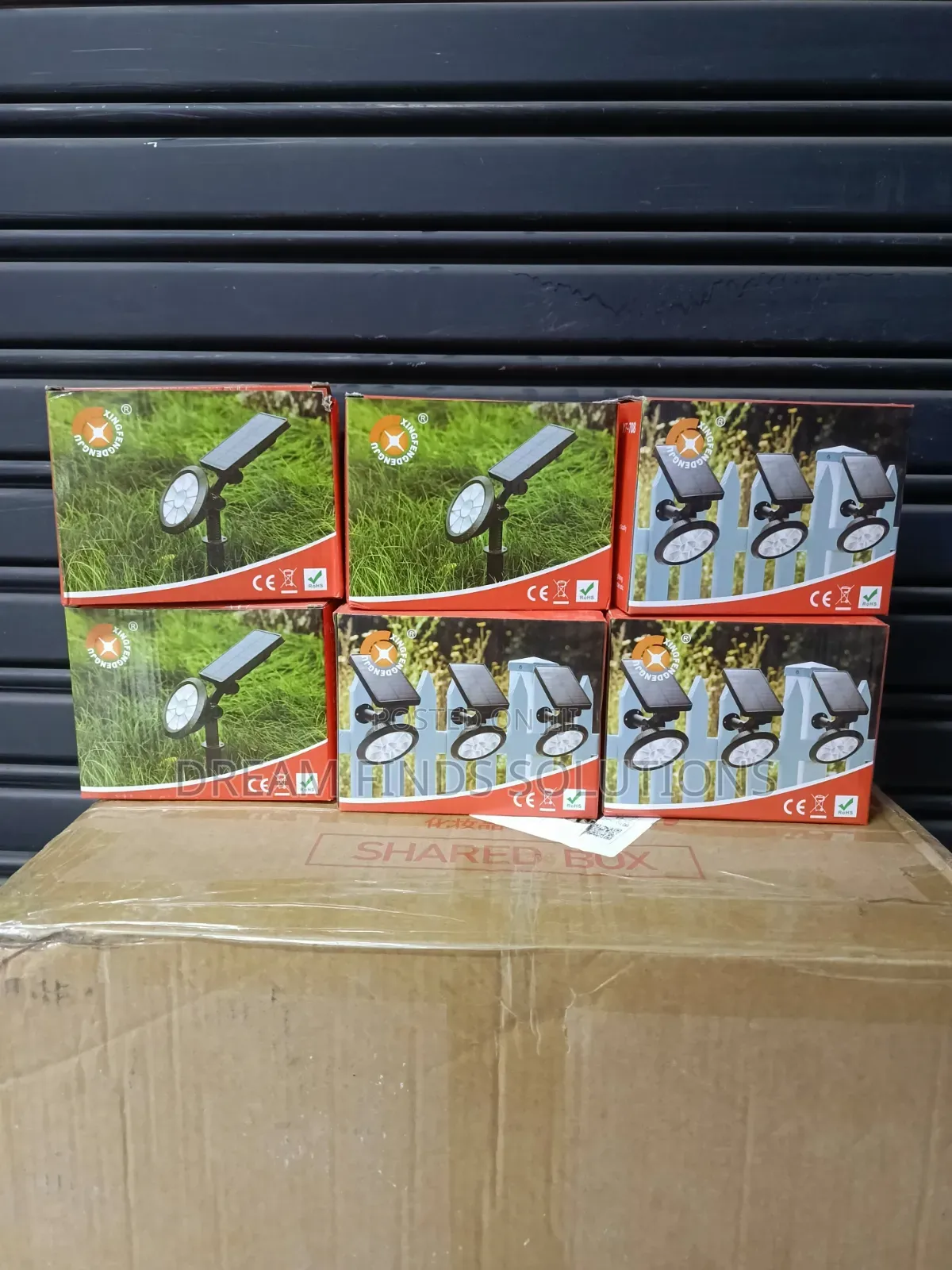 6 Pieces Xf-708 Solar Landscape Spotlights (Pack/Set)