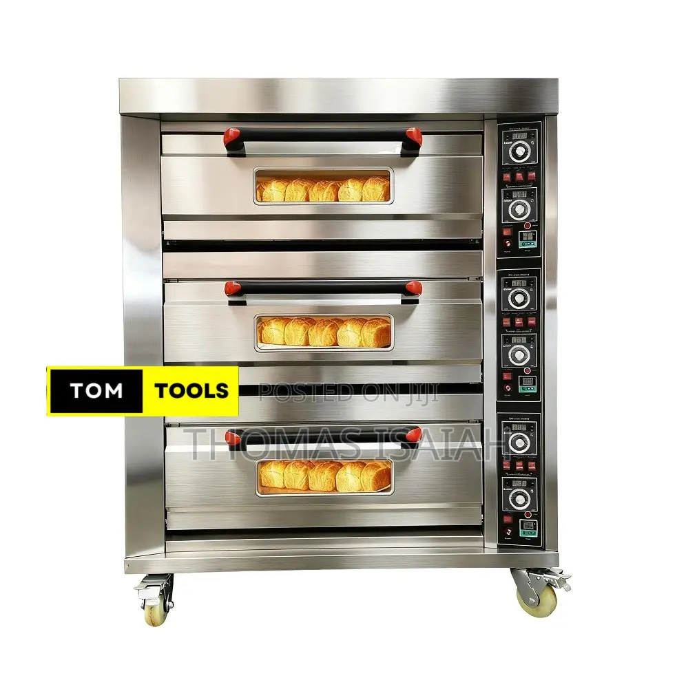 3 Deck 9 Trays Commercial Oven