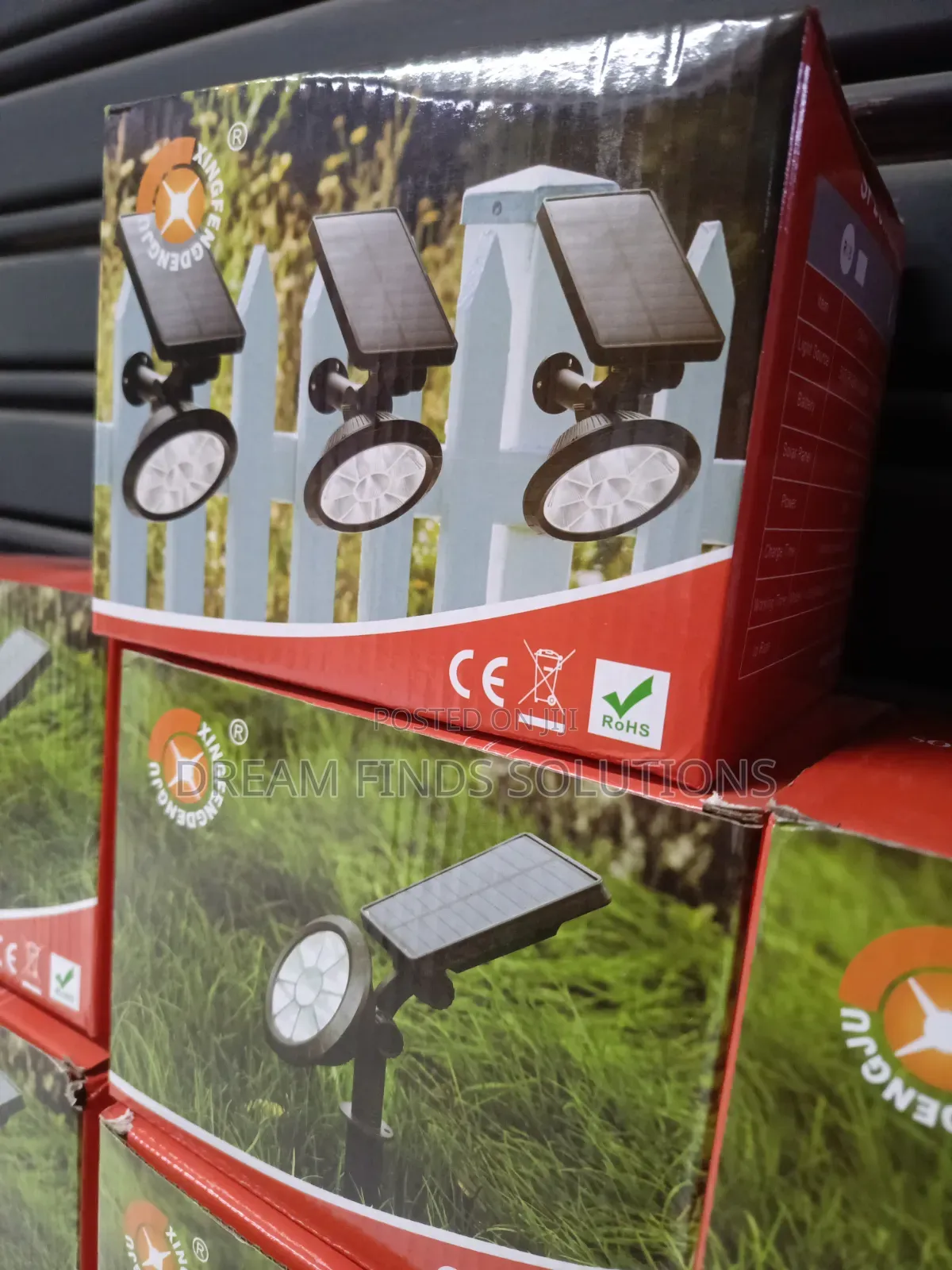 10 Pcs.2-in-1 Wall Mount Ground Insert Solar Yard Spotlights