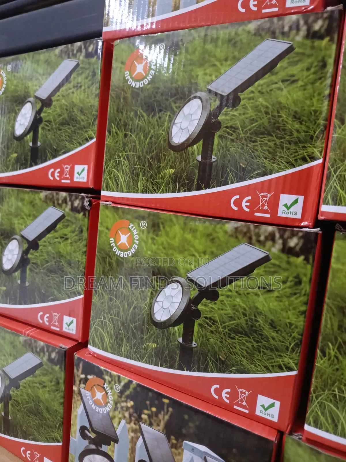 10 Pieces Xingfengju XF-708 Solar Landscape Spotlights (Pack/Set)