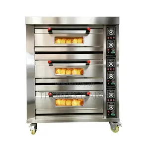 3 Deck 6 Trays Commercial Oven