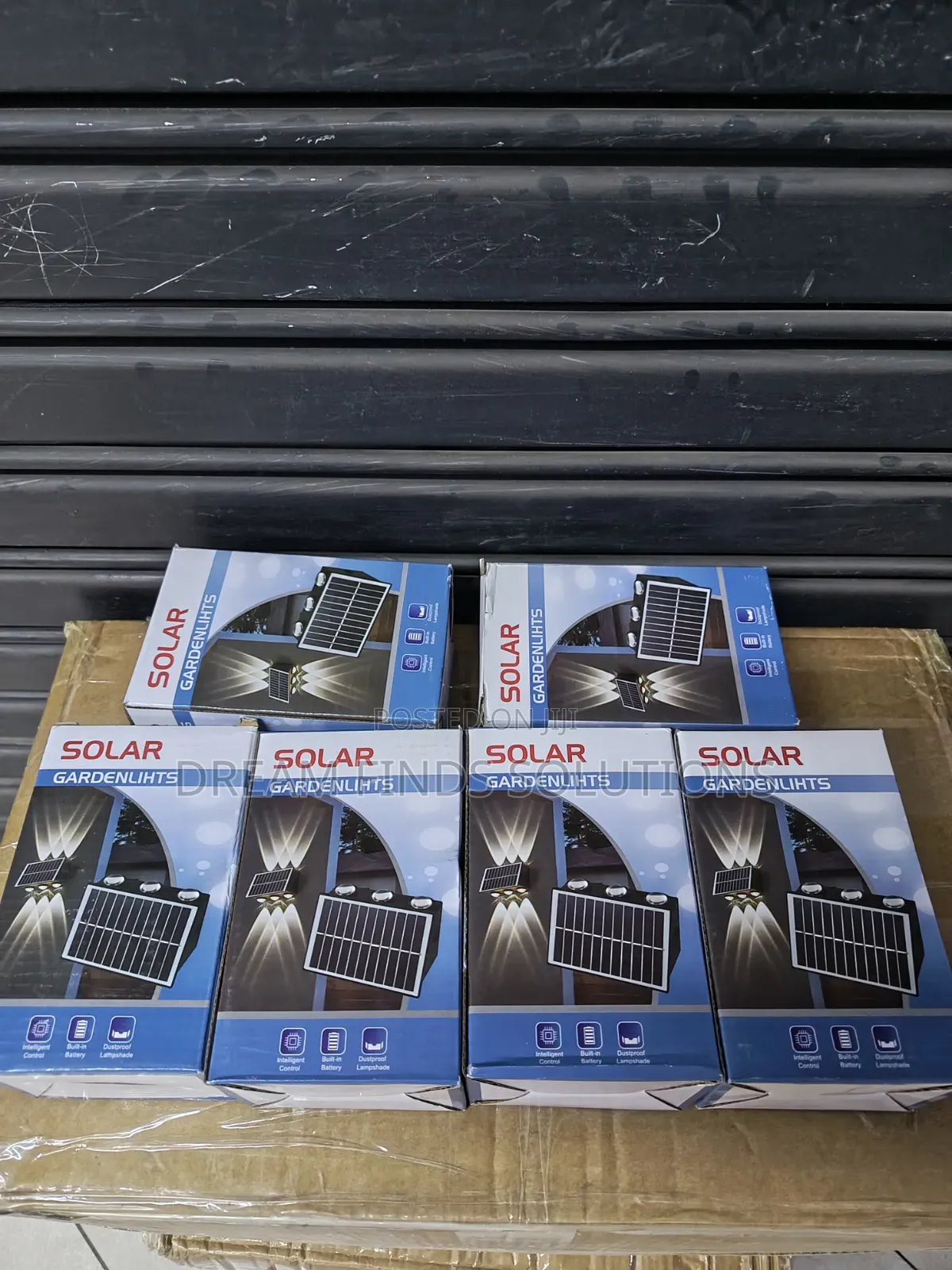 6pieces Up and Down Solar Accent Garden Wall Light - Waterproof