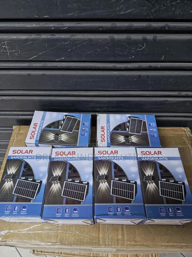 6pieces Up and Down Solar Accent Garden Wall Light - Waterproof