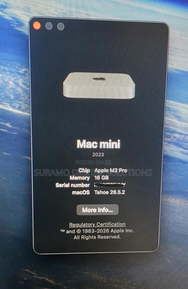 Desktop Computer Apple Mac Mini M2 Pro 16GB Apple M2 SSD 512GB - thumbnail 2