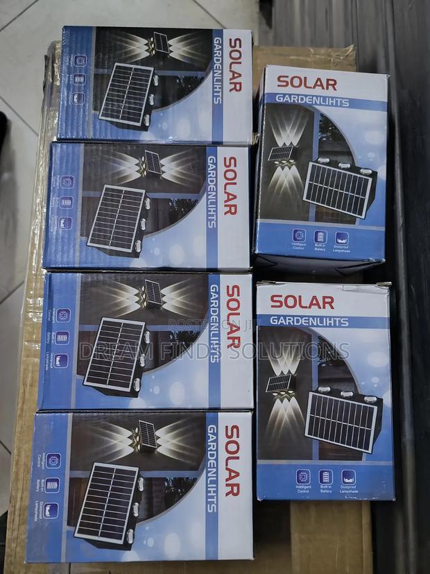 6 PCS Solar Powered Gardenlights