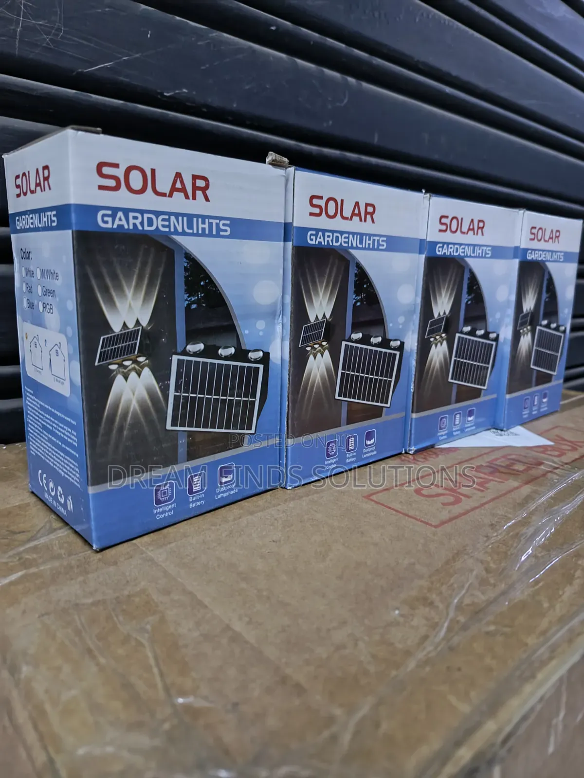 6 Pieces Super Bright Waterproof Solar Fence Lights (Pack of 6)