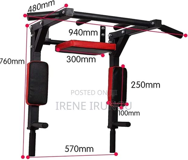 Wall 2 in 1 Pull Up * Dips Machine