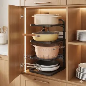 Kitchen Heavy-Duty Pots Organizer