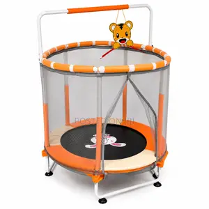 5FT Kids Trampoline With Safety Enclosure and Handle