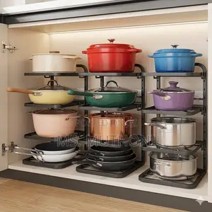 1PC Multi-Tier Pot and Pan Organizer Rack
