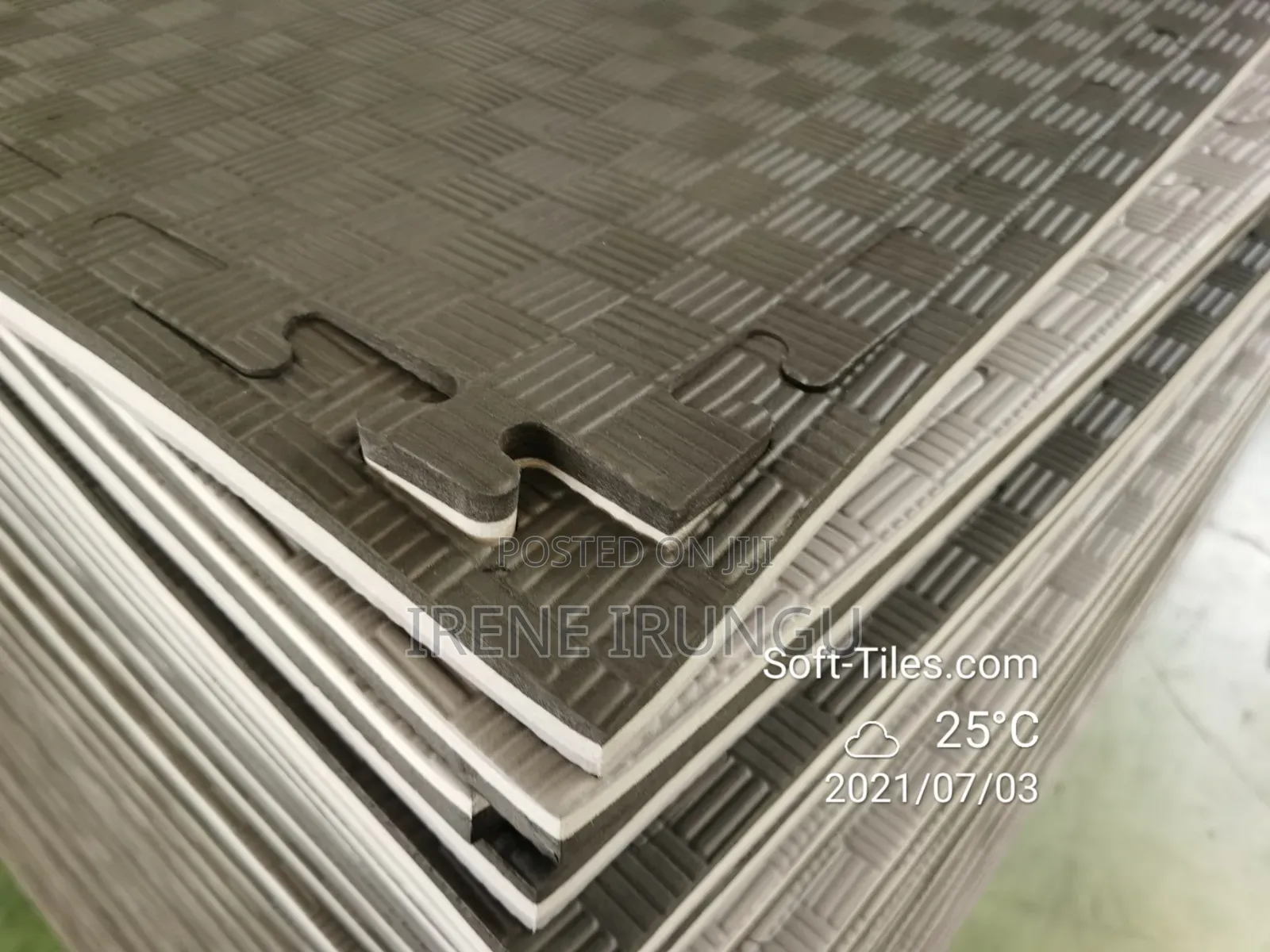 1mtr Squared Interlocking Karate Mats.