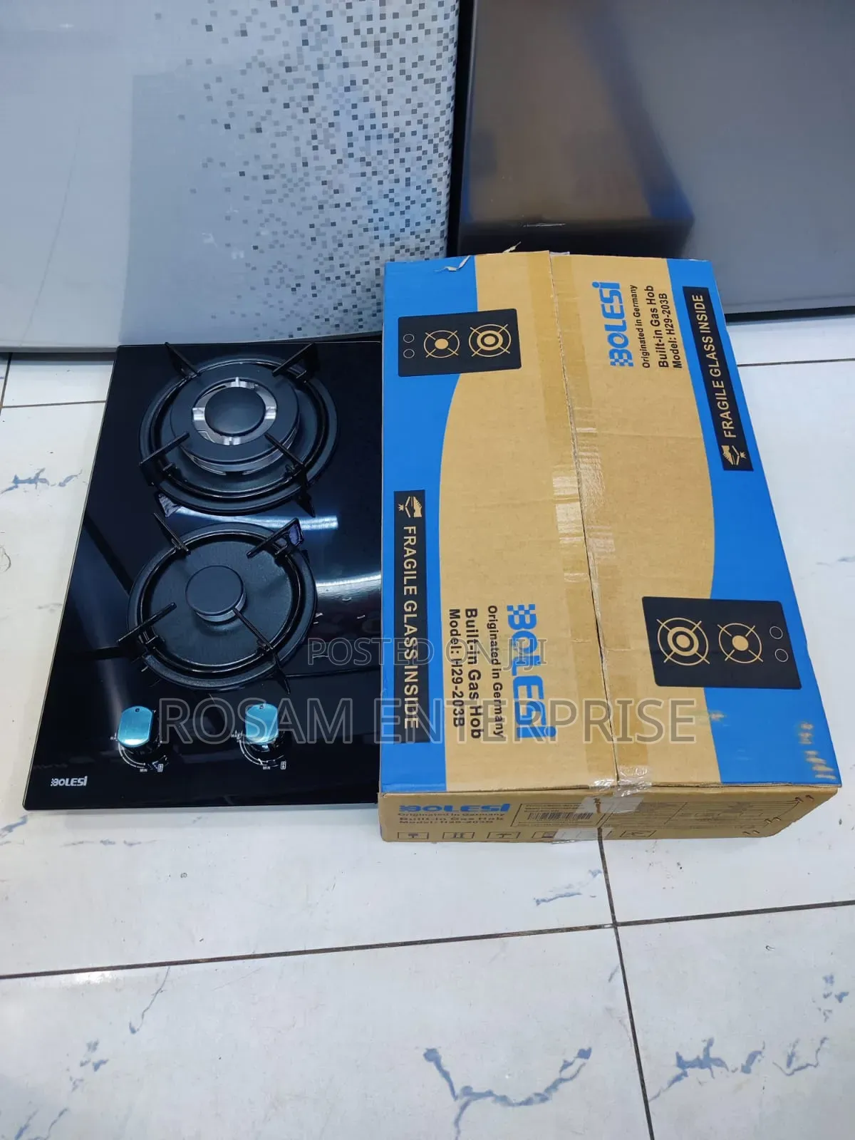 Bolesi Built in 2burner Vertical Orientation