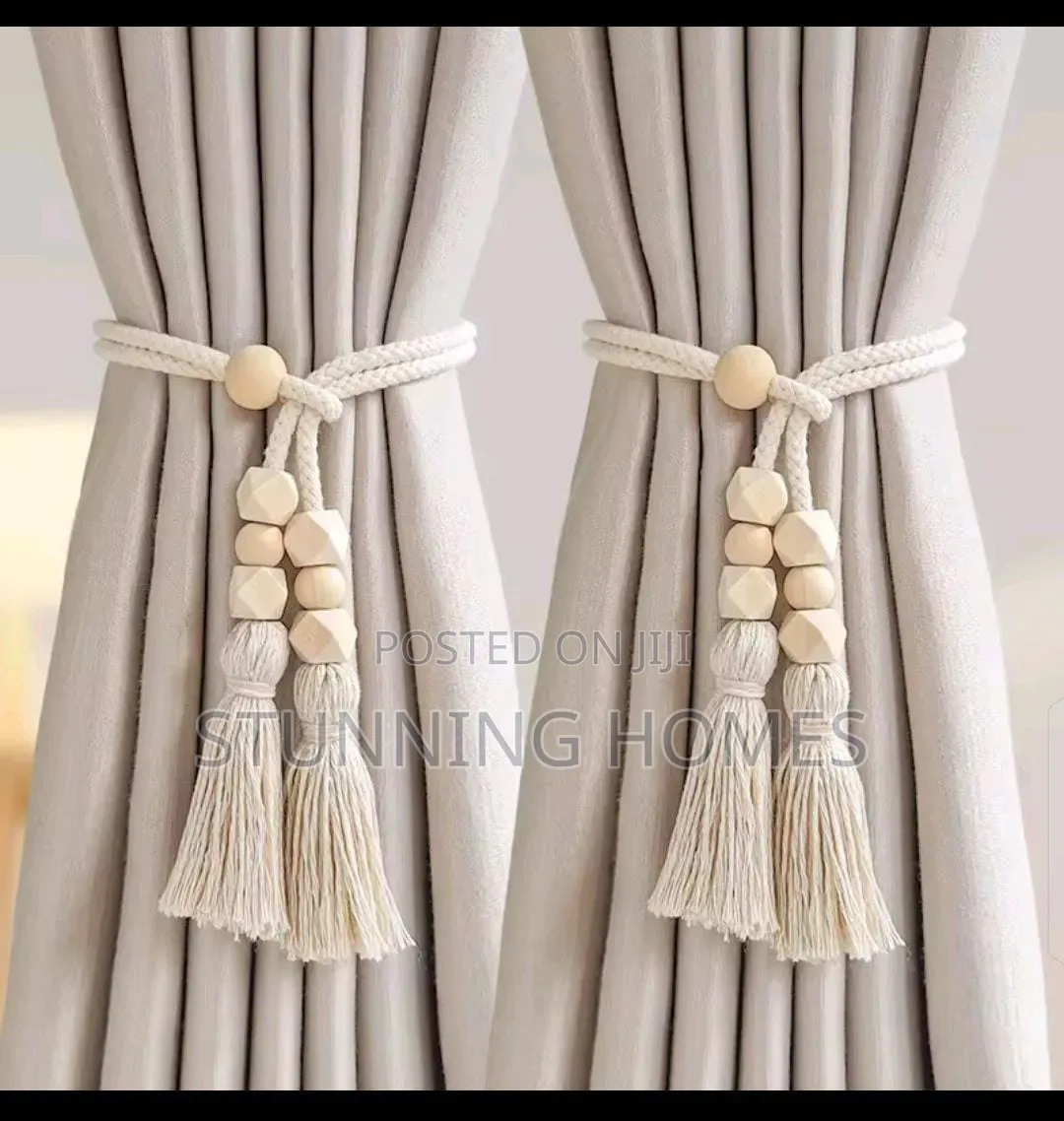 Bohemian Cotton Rope Curtain Tie Backs