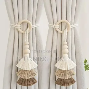 Bohemian Cotton Rope Curtain Tie Backs