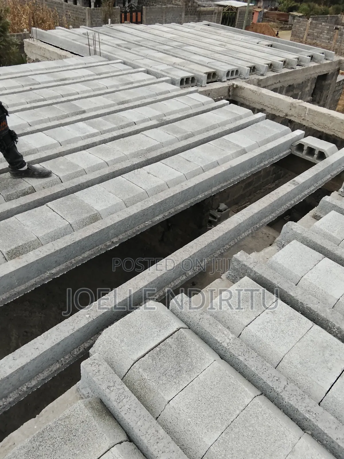 T Beams and Blocks Slab Materials.