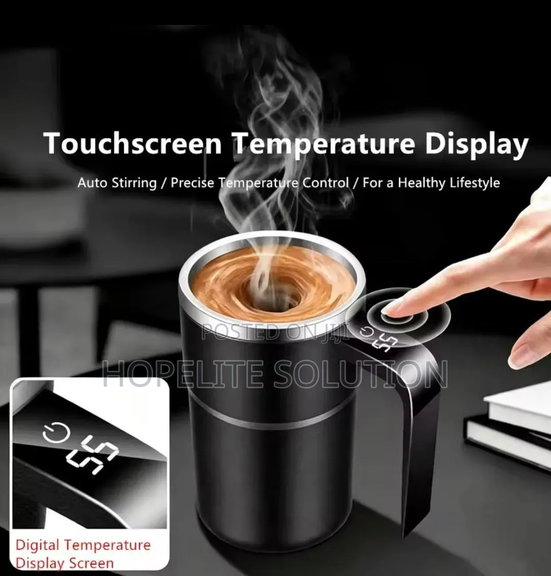 Automatic Stirring Coffee Cup