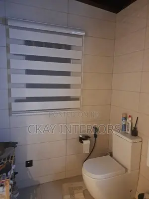 Toilet and Kitchen Window Horizontal Blinds