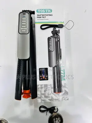 T05 1.77M Tripod Stand Multi Purpose Camera Phone Stand