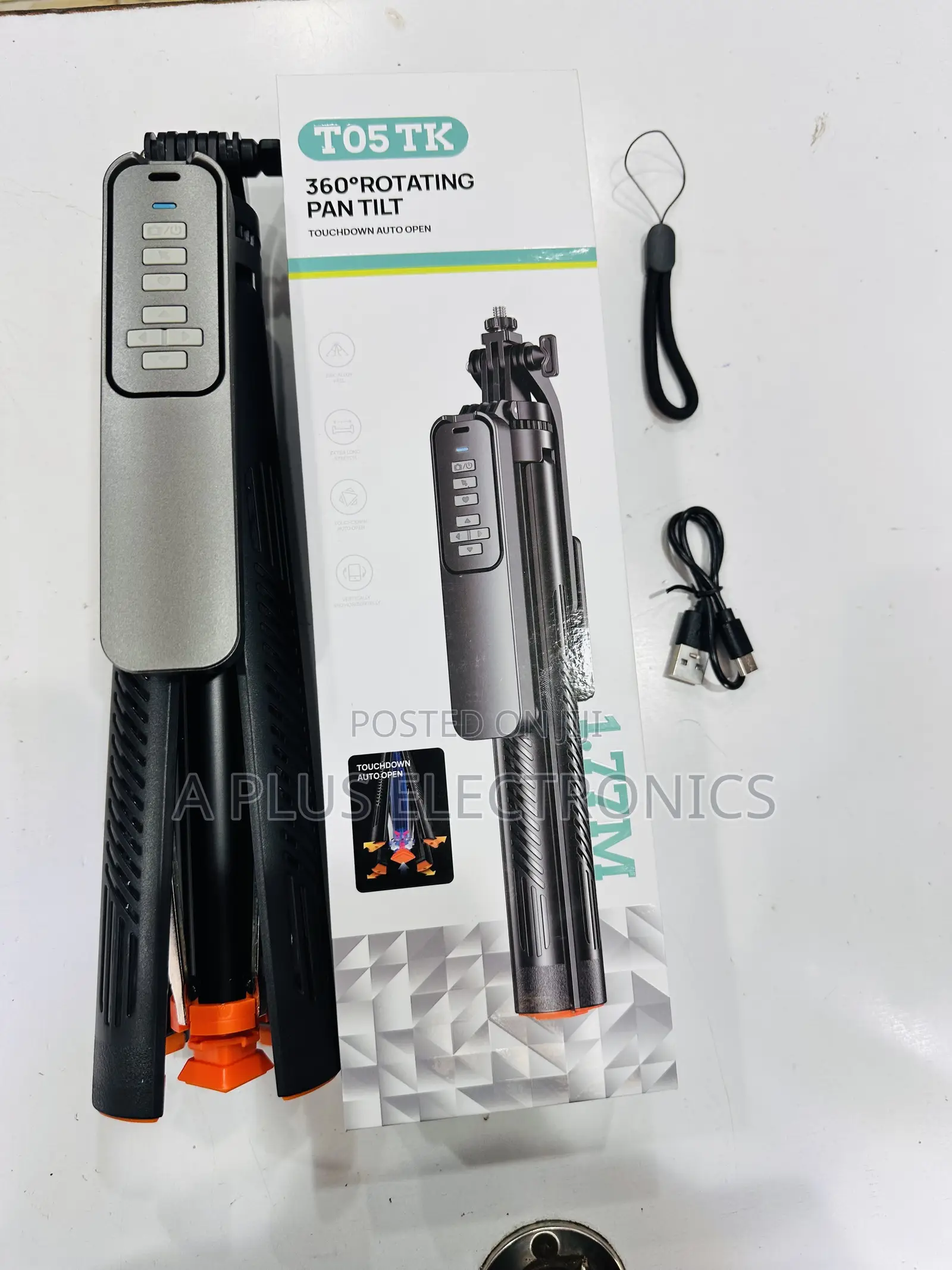T05 1.77M Tripod Stand Photography Video Recording Tripod