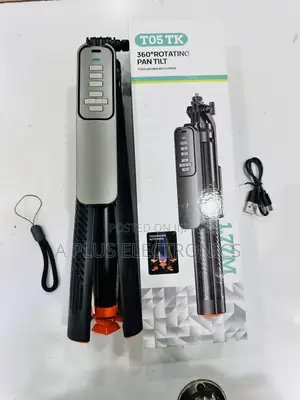 T05 1.77M Tripod Stand Adjustable Height Mobile Phone Stand