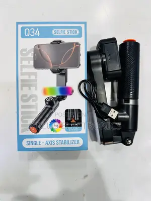 Q34 Phone Gimbal (Phone Stabilizer)+ Selfie Stick | 3 Axis