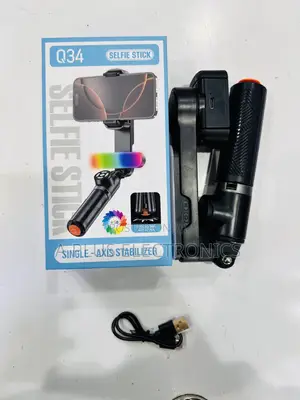 Q34 Phone Gimbal (Phone Stabilizer)+ Selfie Stick | Foldable