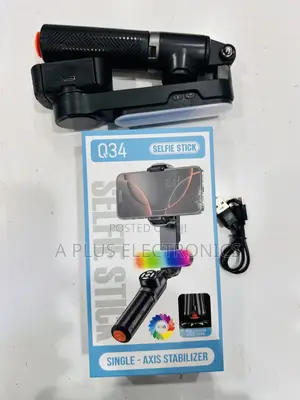 Q34 Phone Gimbal (Phone Stabilizer)+ Selfie Stick | Phone Video