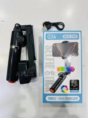 Q34 Phone Gimbal (Phone Stabilizer)+ Selfie Stick | All in One