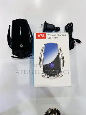 A7S Wireless Charging Phone Holder | Automatic Car Phone Mount
