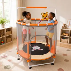 5FT Children Trampoline With Safety Net and Entrance