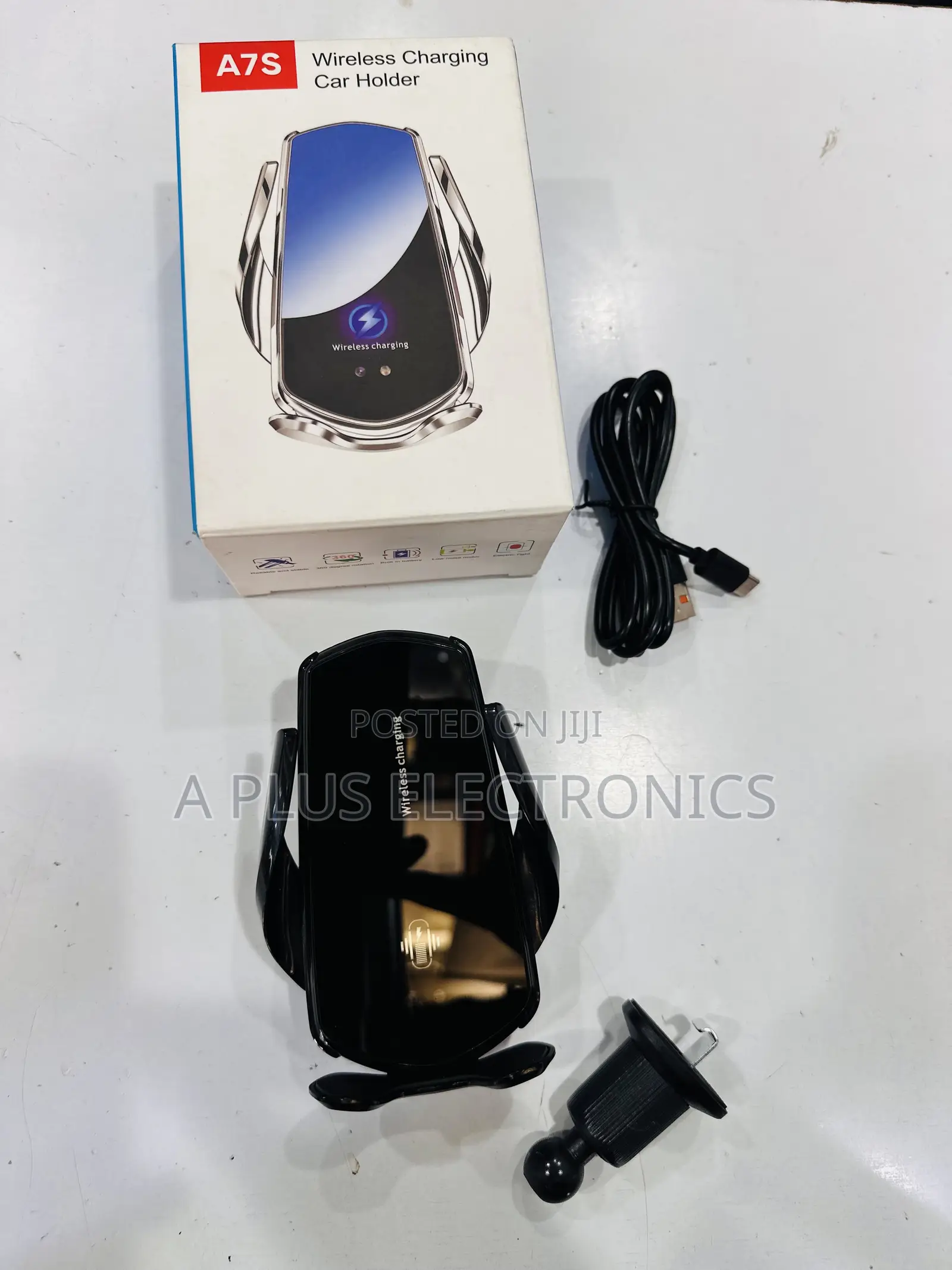 A7S Wireless Charging Phone Holder | Fast Charging