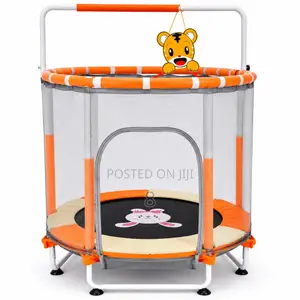 5FT Kids Indoor Play Trampoline With Protective Net