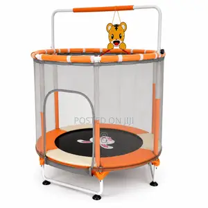 5FT Kids Round Trampoline With Full Safety Net