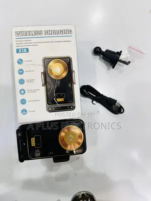 X18 Wireless Charging Car Phone Holder Automatic Fast Charging Mount