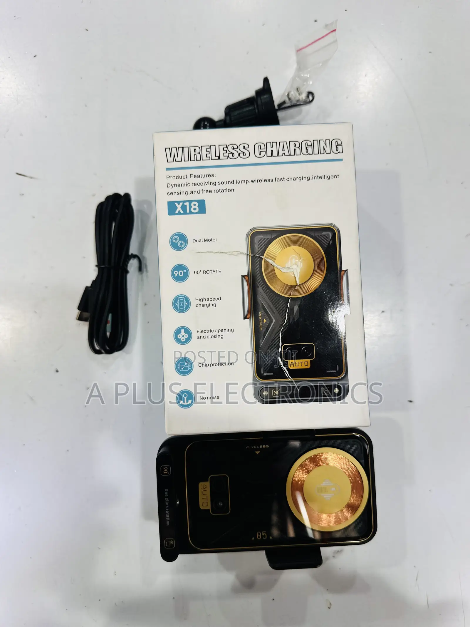 X18 Wireless Charging Car Phone Holder Multifunctional Smartphone Car