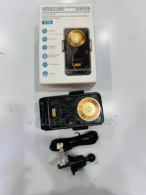 X18 Wireless Charging Car Phone Holder Secure Grip Wireless Charging