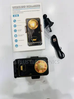 X18 Wireless Charging Car Phone Holder Smart Sensor Charging Mount