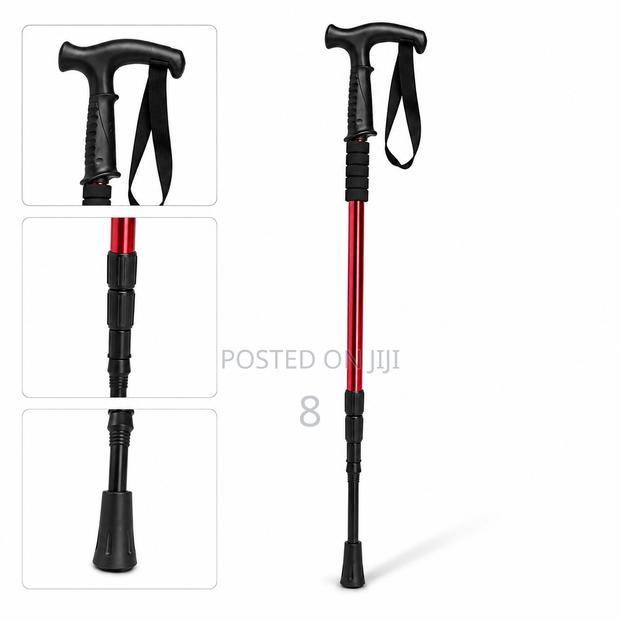 Adjustable Walking Stick With Comfortable T Handle
