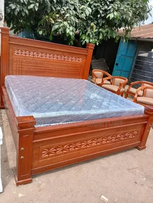 6by6 Mahogany Bed