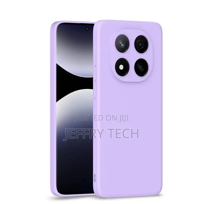 Soft Silicone F Case for Xiaomi Redmi Note 14 Pro Plus - Purple