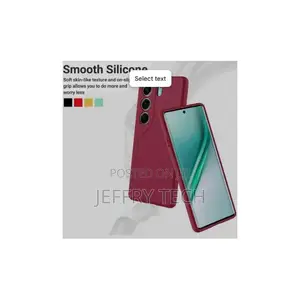 Soft Silicone Back Cover for Tecno Camon 40 Shockproof, Ultra-– Maroon