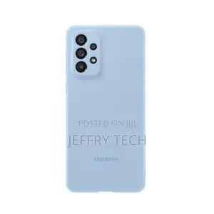Samsung Galaxy A73 5G - Light Blue, Anti-Fingerprint, Silicone Case
