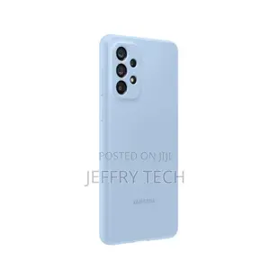 Samsung Galaxy A73 5G - Light Blue, Anti-Fingerprint, Silicone Case