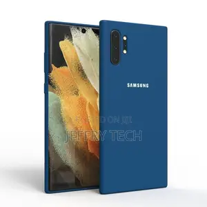 Soft Silicone Slim Fit Cover for Samsung Galaxy Note 10 Plus - Blue