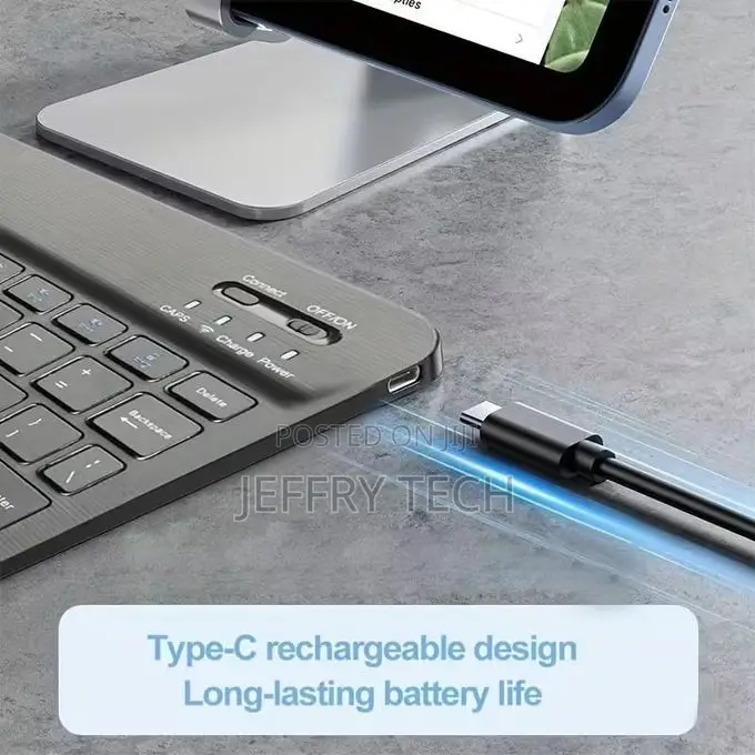 Keyboards WI-FI+Rechargeable Wireless Keyboard - Black