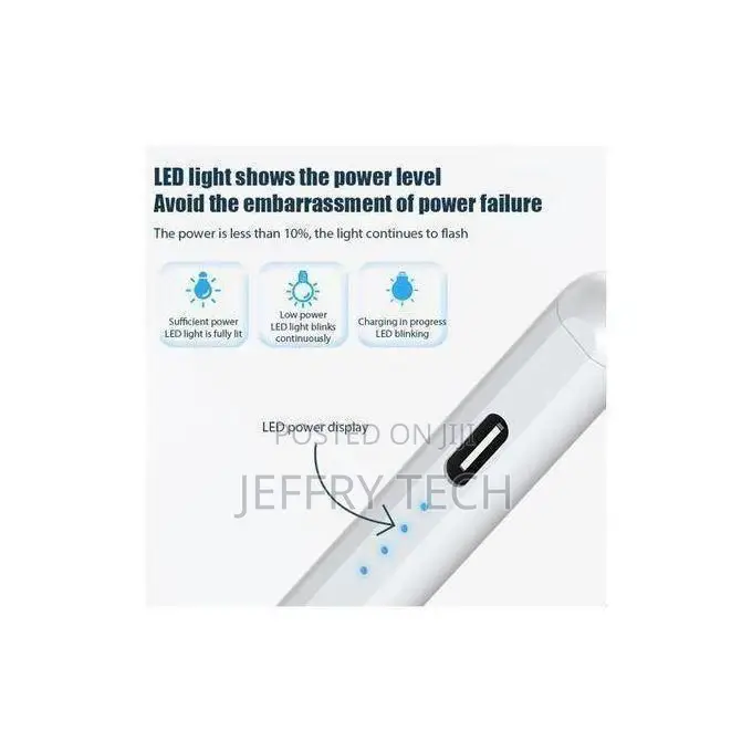 STYLUS Universal Stylus Pen for Windows, IOS, Andriod - White