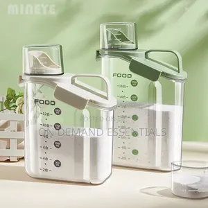 Storage Containers With Measuring Cup