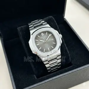 Grey Dial Patek Philippe Nautilus Japanese Movement S. Steel Watch