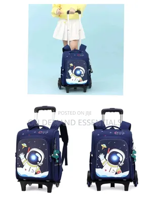Waterproof Rolling Trolley School Bag